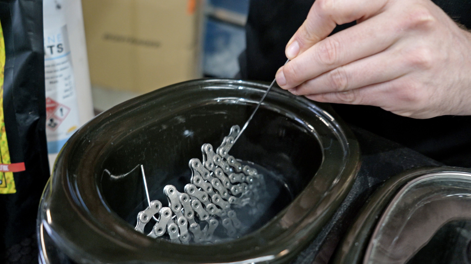 Ultrasonic Chain Prep and Virgin Wax