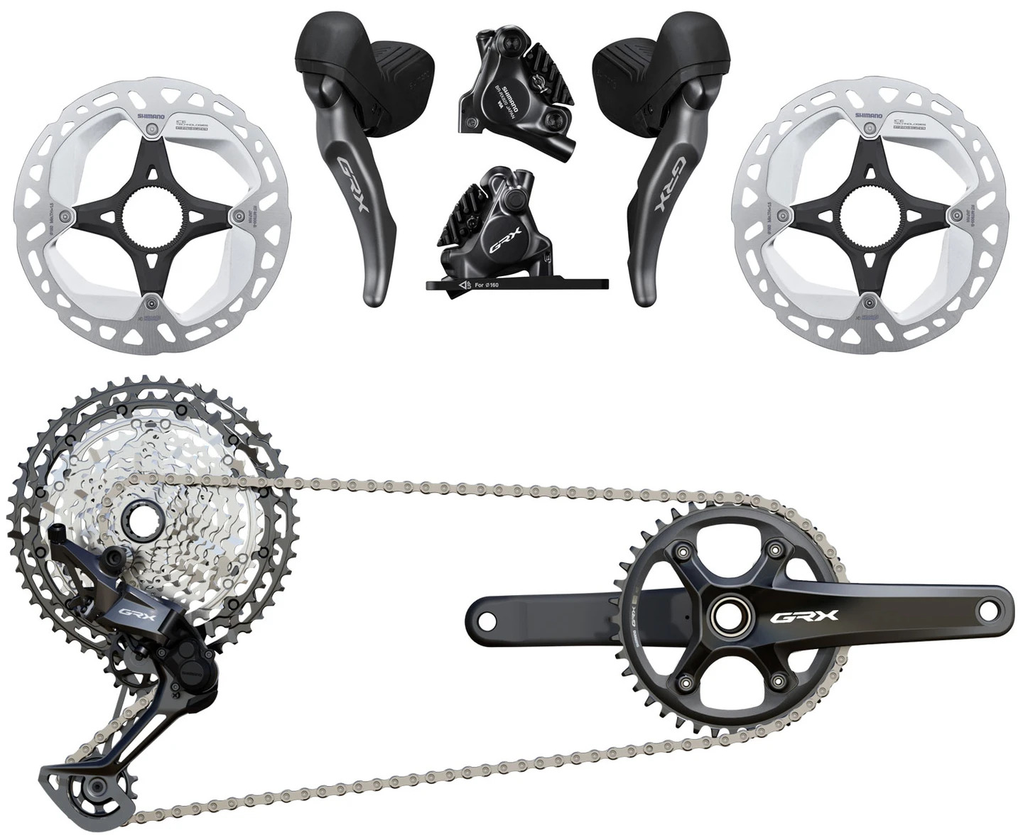 Shimano GRX 2x11 RX815 Di2 Gravel Groupset Upgrade – With RS910, Japan Built