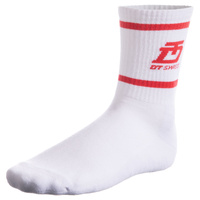3 Dec Casual Socks, M, White, 39 42