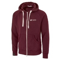 Dt Swiss Hoodie Dark Red With Zip