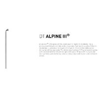 Dt Alpine Iii 2.0 Jbend Black Per Spoke