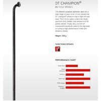 Dt Champion 2.0 Silver J Bend Per Spoke