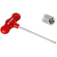 Dt Nipple Key Square Red (Thru Rim)