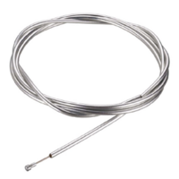 BBB STOPLINE BRAKE CABLE SET - ROAD CAMP - CHROME