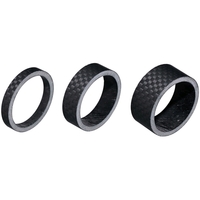BBB FIBRESPACE HEADSET SPACER 1 5/10/15 GLOSS CARBON