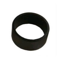 BBB SPACERS ALUSPACE 1-1/8 BLACK 15MM, 50PCS POLYBAG