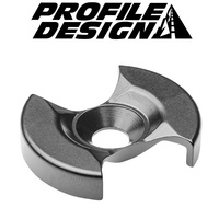 Compression Cap Tri Stem Alloy - Black