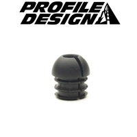 End Plug - With Slot & Logo For Carbon Extensions
