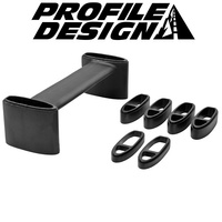 A3C High Carbon/Alloy Riser with Integrated Bridge 3/5/10mm Alloy  40mm Carbon