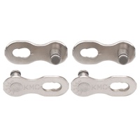 KMC Connecting Link — E9, Silver, 2-Pack