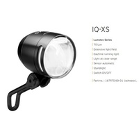 BUSCH & MULLER Dynamo LED Front Light - Alloy Lumotec IQ-XS, BLACK, DRL, Sensor, Switch, Standlight, 70LUX
