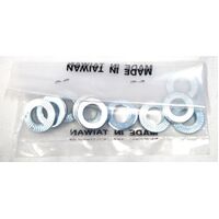 WASHER - Knurled Washer, ID 10mm, OD 18mm, Thickness 3mm. (Bag of 10)