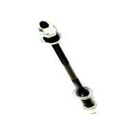 AXLE - Rear, 3/8" x 26T x 180mm, With Cone & Nut