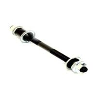 AXLE - Rear, 3/8" x 26T x 180mm, Cr-Mo, With Cone & Nut