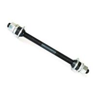 AXLE - Front BMX, 14mm x 165mm,  With Cone & Nut