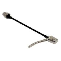 SKEWER  Front, 128mm, Q/R, Steel, SILVER  (NOT to be used with Disc brake bicycles)