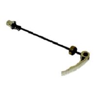 SKEWER  Front, 128mm, Q/R, Cr-mo Axle Alloy Lever, SILVER