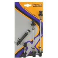 SKEWER SET - Anti-Theft, For Wheels & Seat Post, Alloy, Silver