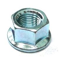 AXLE NUT - Rear,  3/8" x 26T, Flanged (Sold Individually)