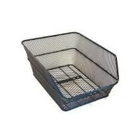 Rear Wire Mesh Basket — Narrow, Black, 38 x 30 x 17 cm