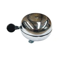 Large Chrome Bell — Steel, 80 mm, 25.4 mm
