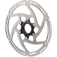 DISC ROTOR - Tektro, CENTERLOCK   160mm, T:2.3mm, stainless, w/o lock ring, black. Use only with 2.3mm calipers
