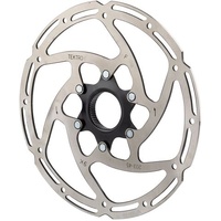 DISC ROTOR - Tektro, CENTERLOCK   203mm, T:2.3mm, stainless, w/o lock ring, black. Use only with 2.3mm calipers