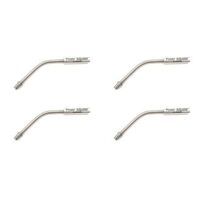CABLE GUIDE - Flexible Angle Noodle, For V Brake, Stainless Steel, SILVER (Bag of 4)