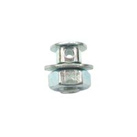 ANCHOR BOLT & NUT - M6, Standard Nut, Steel, SILVER (Sold Individually)
