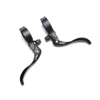 BRAKE LEVER - Tektro Inline Brake Lever, 31.8mm Clamp, For Road & Cyclo X Bikes, Alloy, Hinged, BLACK (Sold In Pairs) (RL-721)