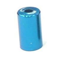 OUTER CASING FERRULE - 5mm CNC Machined Brass, BLUE (Bag of 100)