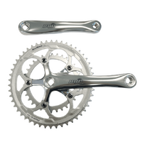 170mm x 34/50T Road Chainwheel Set - Diamond Taper, 27mm Offset, 7/8/9 Speed, Silver