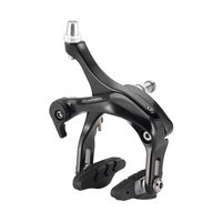 41-57mm Reach Dual Pivot Caliper - Front Only, Alloy, Black, Angle Adjustable Pads, Tektro