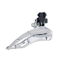 3 Speed Front Derailleur, 31.8mm - Clamp Mount, Top Pull, Black, Sunrace