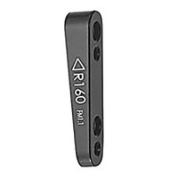 Adaptor flat mount, Rear Mod.F-6 compatible with 160mm rotor, with mount bolts, Quality Tektro part