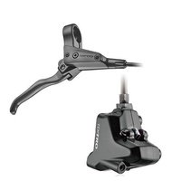 Hydraulic disc brake kit, TEKTRO, HD-R285 rear LEFT HAND, alloy caliper & lever,PRE BLED 1900mm hose ; black, w/o rotor, Flat Mount
