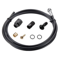 Tektro/TRP Banjo hose kit - 5.5mm - w/banjo unit kit - Kevlar hose - Length 1800mm - Black