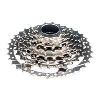 8 Speed Screw-On Cluster, 11-32T - Nickel Plated, Made in Taiwan