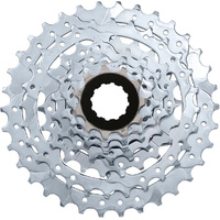7 Speed Cassette, 11-34T - Silver, Sunrace