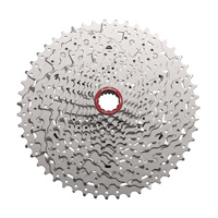 12 Speed Cassette, 10-51T - Micro Spline Only, Metallic Silver, Sunrace