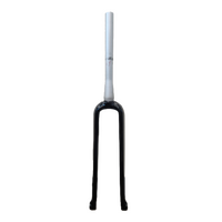 700c Rigid Fork — 12 x 100 mm Thru-Axle, Tapered Alloy Steerer, Flat Mount