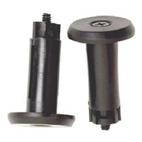Velo Bar End Plugs 16 mm Black PP (Pair)