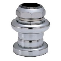 HeadSet, Steel, Silver, 1.1/8 Threaded. Caged bearing with waterproof seals, 25.4 x 34 x 30 x 37.5
