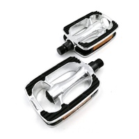 VP City/Comfort Pedals 1/2", Alloy, Silver/Black