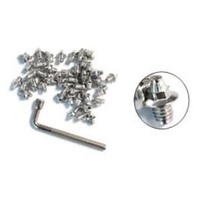 VP Pedal Pins, Stud Type, M4 x 8mm, Bag of 40 with Wrench