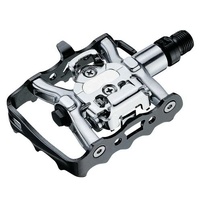 VP Dual Function MTB Pedals, Sealed Bearings, Alloy, Silver/Black