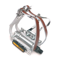VP Retro Pedals 9/16", Alloy, Silver (Pair)