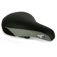 Velo Dirt Jump Saddle 8 mm Rails Kevlar Side Panels Grey / Black