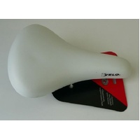 Velo Kids BMX Saddle 16-20 in Vinyl White 220 x 145 mm