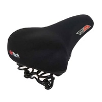 Velo Ladies Saddle 250 x 230 mm Emerald Top Gel Web Springs and Coils Black
